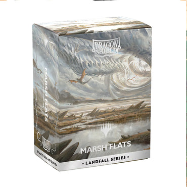 Dragon Shields: Matte Dual MTG Landfall Series - Marsh Flats (100 Count)