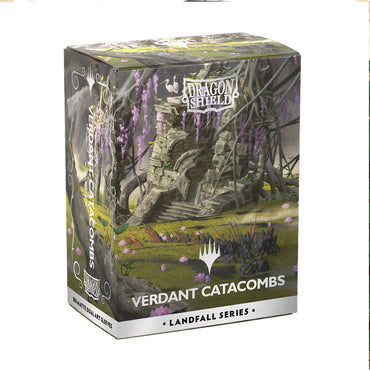 Dragon Shields: Matte Dual MTG Landfall Series - Verdant Catacombs (100 Count)