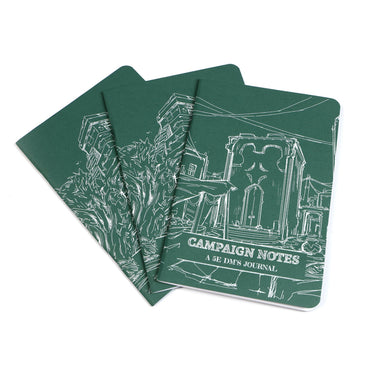 Dungeon Notes: A 5E DM's Journal - Green (3 Pack)