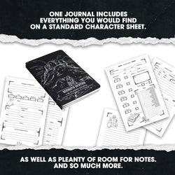 Dungeon Notes: A 5E Player's Journal - Red (3 Pack)