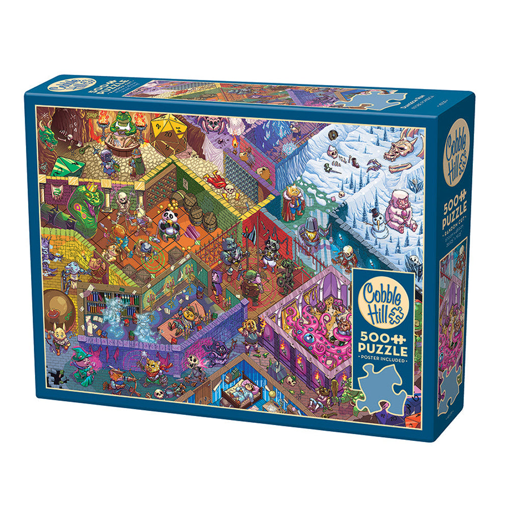Cobble Hill Puzzles (500 Pieces): Dungeon Run