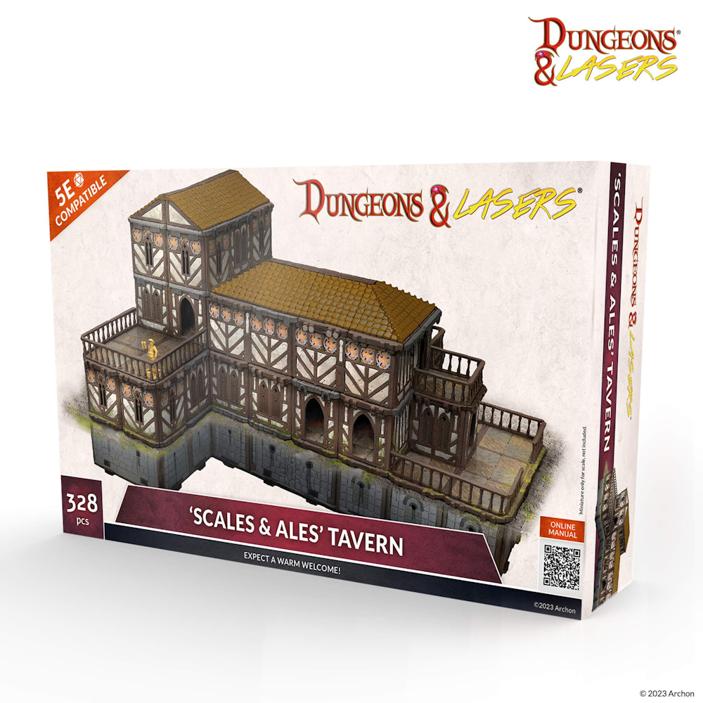 Dungeons & Lasers: Terrain - 'Scales and Ales' Tavern