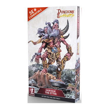 Dungeons & Lasers: Gervase the Ettin (Unpainted)