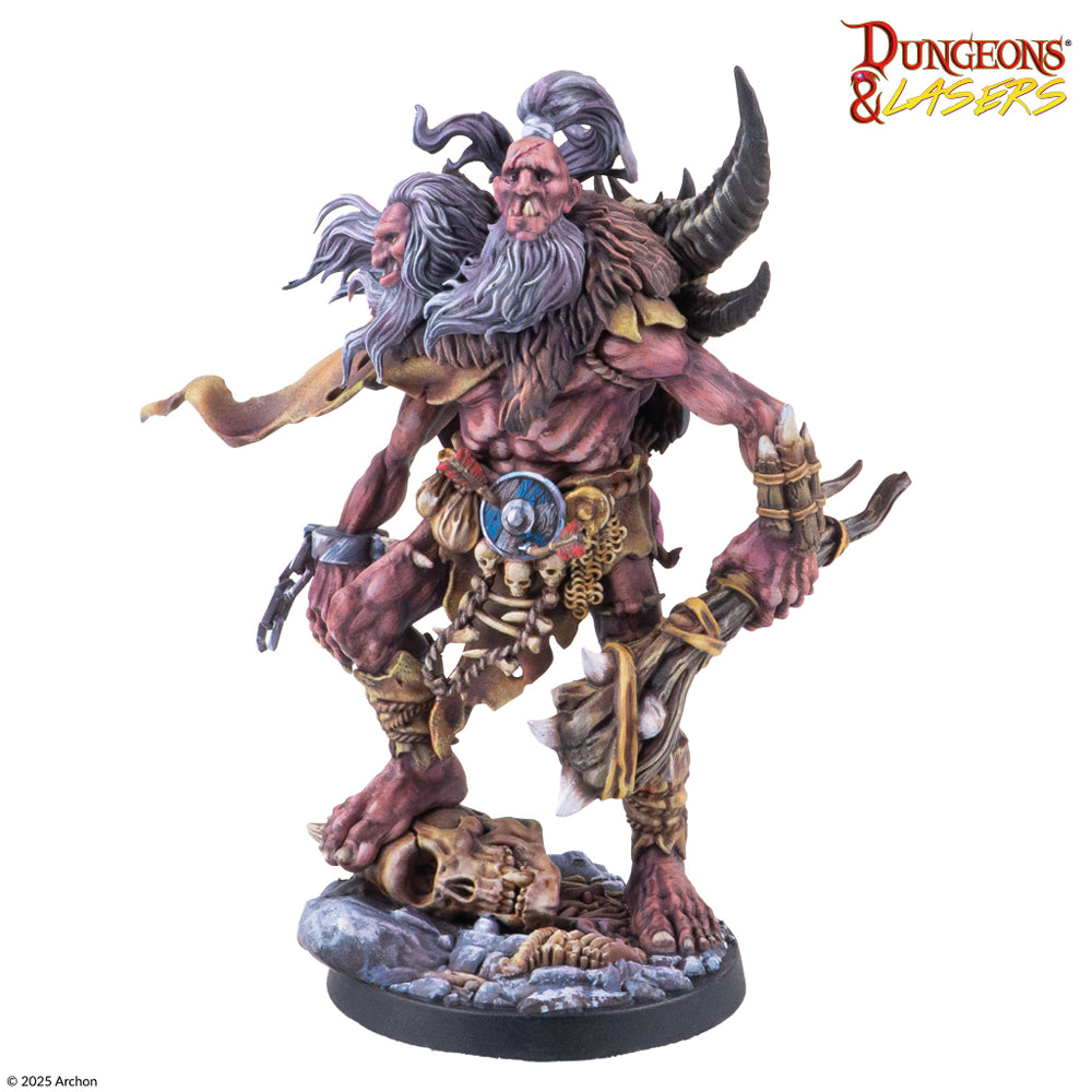 Dungeons & Lasers: Gervase the Ettin (Unpainted)