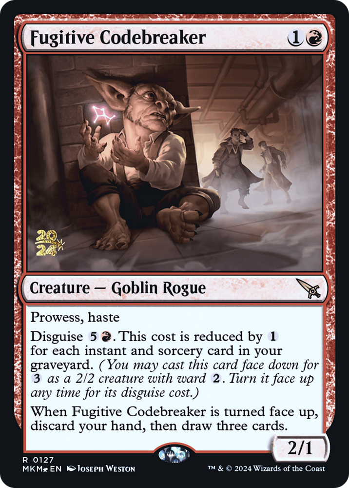 Fugitive Codebreaker [Murders at Karlov Manor Prerelease Promos]