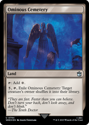 Ominous Cemetery (Surge Foil) [Doctor Who]