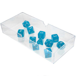 Acrylic RPG Dice Set: Sky Blue (Eclipse)