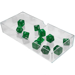 Acrylic RPG Dice Set: Forest Green (Eclipse)