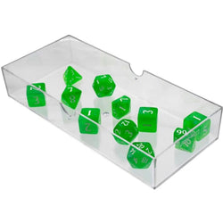 Acrylic RPG Dice Set: Lime Green (Eclipse)