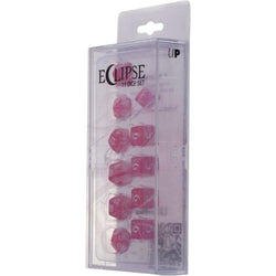 Acrylic RPG Dice Set: Hot Pink (Eclipse)
