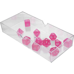 Acrylic RPG Dice Set: Hot Pink (Eclipse)