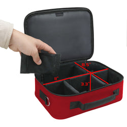 ENHANCE: Designer Edition Trading Card Case - Red