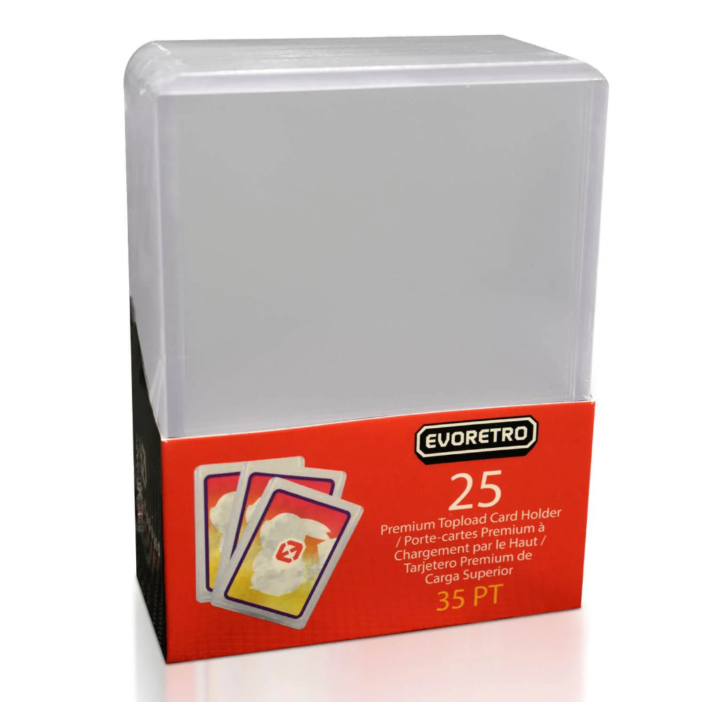 EvoRetro Sleeves: 3x4 Toploader (25 Count)