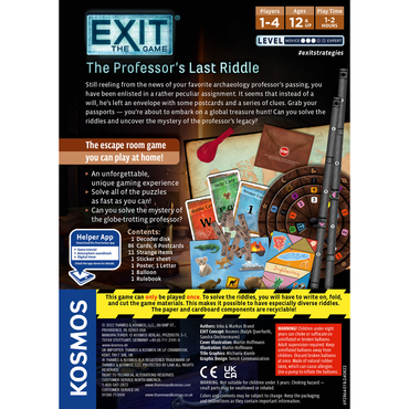 Exit - The Professors Last Riddle