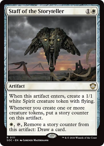 Staff of the Storyteller [Secrets of Strixhaven Commander]