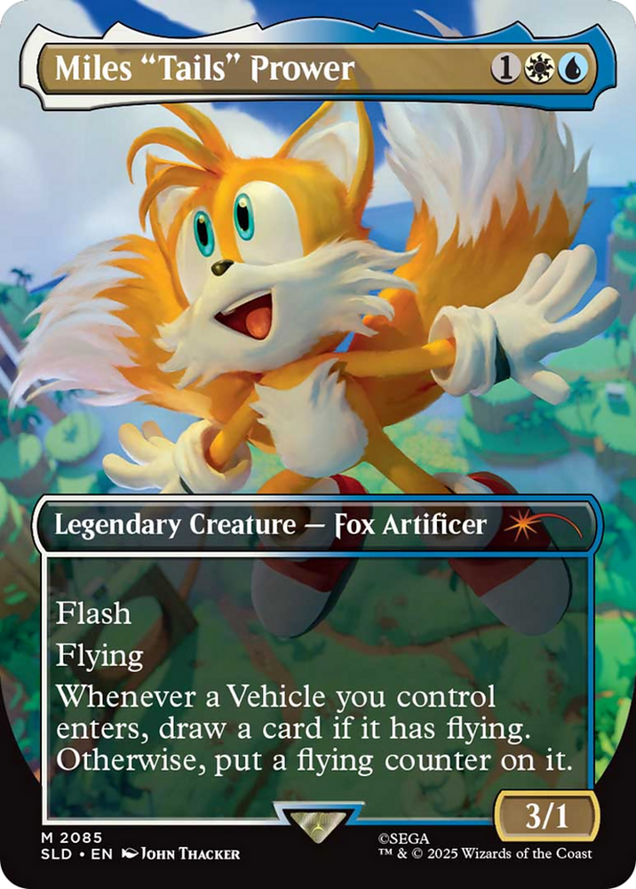 Miles "Tails" Prower (Rainbow Foil) [Secret Lair Drop Series]