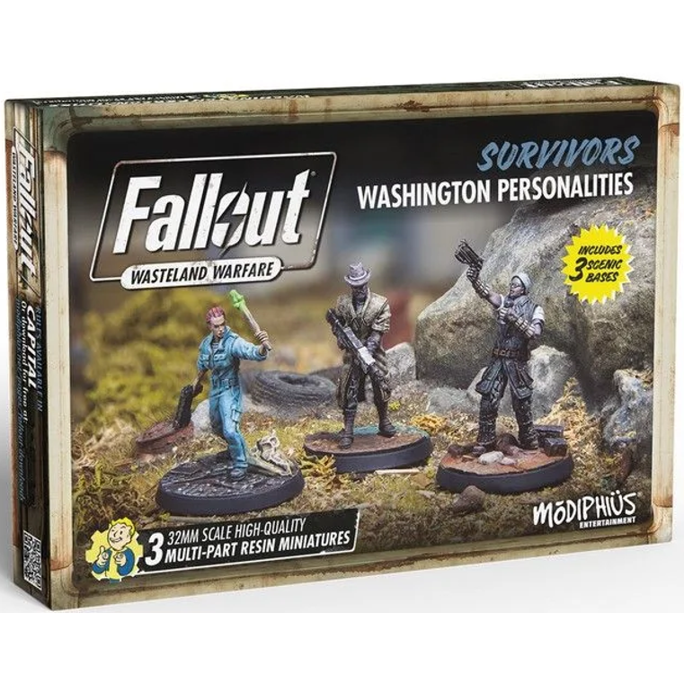 Fallout Wasteland Warfare: Washington Personalities