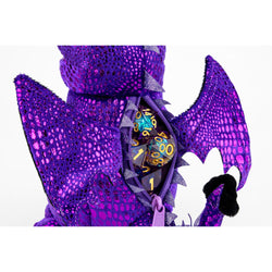 FanRoll: Plush Dice Bag - Purple Dragon