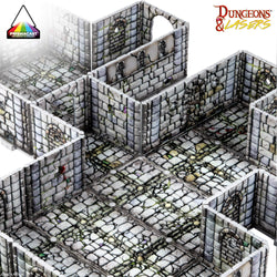Dungeons & Lasers: Fantasy Dungeon (Prepainted)