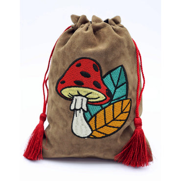 Foam Brain Dice Bag: Mushroom & Leaf