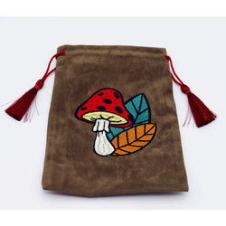 Foam Brain Dice Bag: Mushroom & Leaf