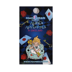 Foam Brain Pins: Alice's Adventures in Diceland - Alice