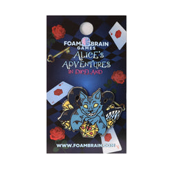 Foam Brain Pins: Alice's Adventures in Diceland - Cheshire Displacer Beast