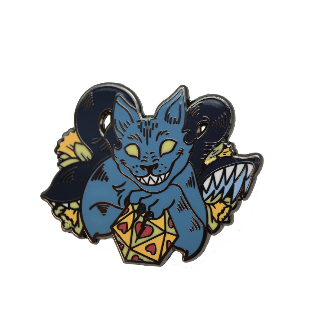 Foam Brain Pins: Alice's Adventures in Diceland - Cheshire Displacer Beast