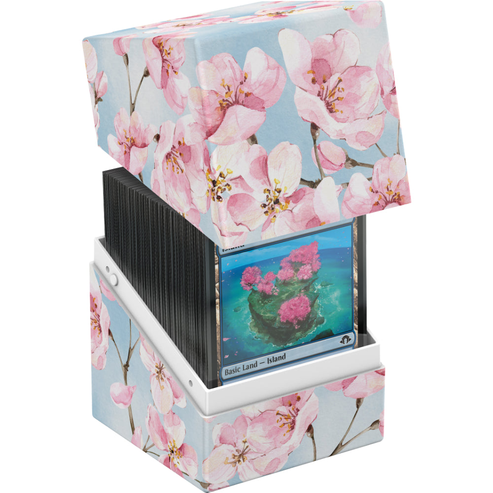 Ultimate Guard Deck Box: Floral Places - Cherry Blossom (Holds 100+)
