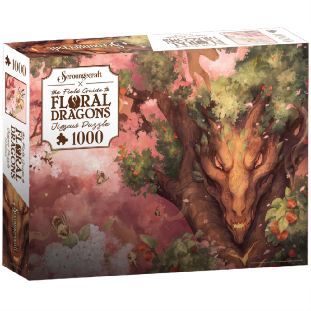 Scroungecraft Puzzles: The Field Guide to Floral Dragons (1000 Piece)