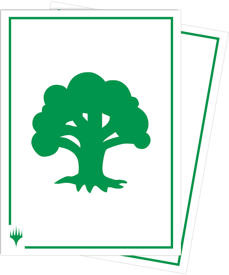 MTG APEX Sleeves: Mana 8 - Forest (105 Count / Ultra PRO)