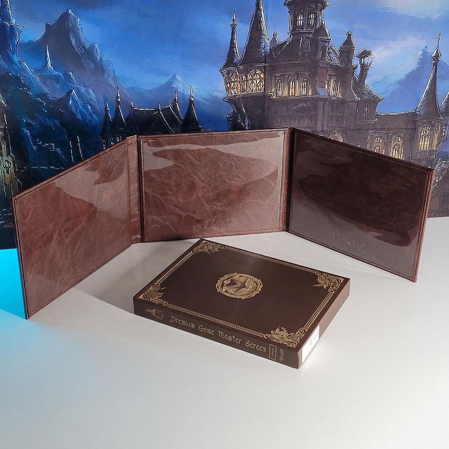 Forged Gaming: Premium GM Screen - Brown