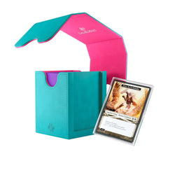 Gamegenic Deck Box: Squire Plus XL Convertible - Teal/Pink (Holds 100+)