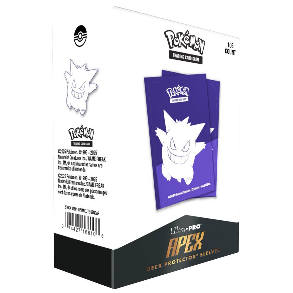 Pokemon Sleeves: Apex Elite Gengar (105 Count / ULTRA PRO)