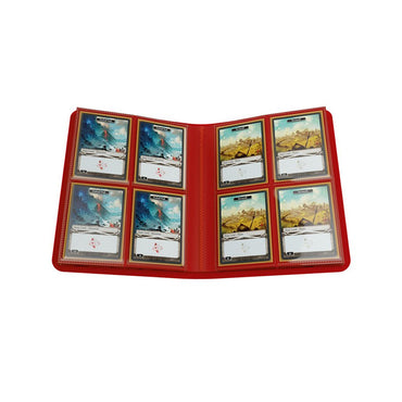 Gamegenic Casual Album: Red (4 Pocket / Holds 160)