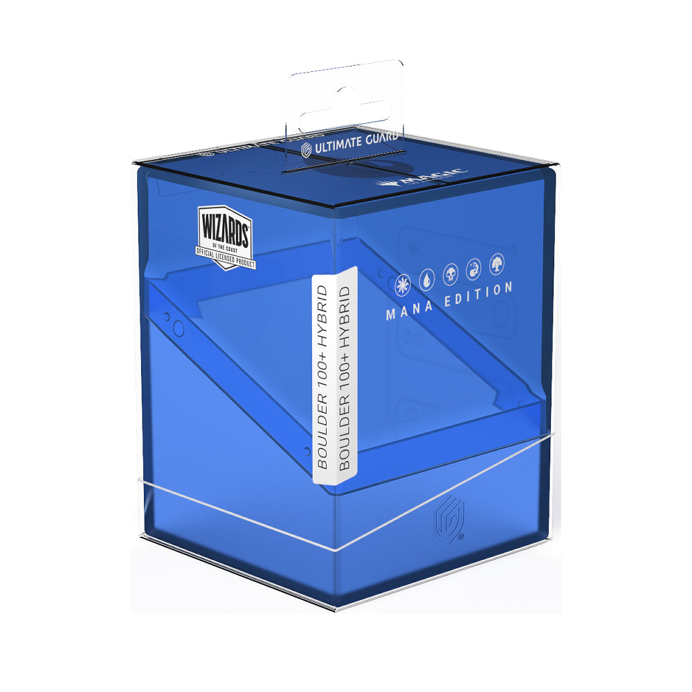 MTG Deck Box: Mana Edition Boulder Hybrid - Island (Holds 100+ / Ultimate Guard)