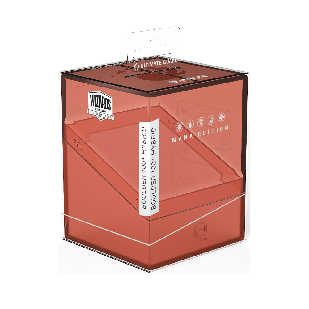 MTG Deck Box: Mana Edition Boulder Hybrid - Mountain (Holds 100+ / Ultimate Guard)