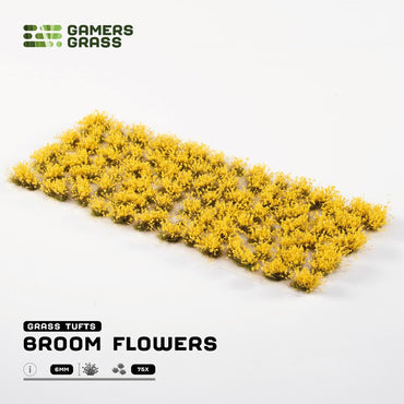 Gamers Grass: Flower Tufts - Broom Flowers (Wild / 6mm / x75)
