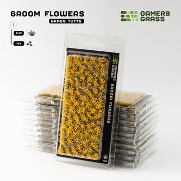 Gamers Grass: Flower Tufts - Broom Flowers (Wild / 6mm / x75)