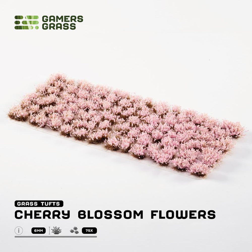 Gamers Grass: Flower Tufts - Cherry Blossom (Wild / 6mm / x75)