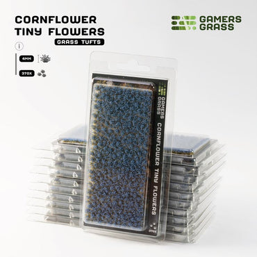 Gamers Grass: Flower Tufts - Cornflower Tiny (Wild / 4mm / x370)