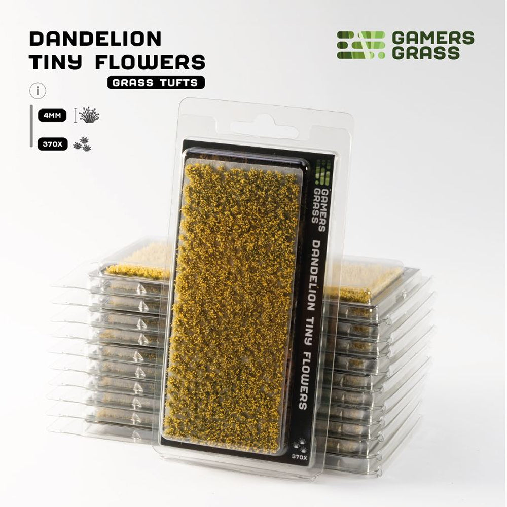 Gamers Grass: Flower Tufts - Dandelion Tiny (Wild / 4mm / x370)