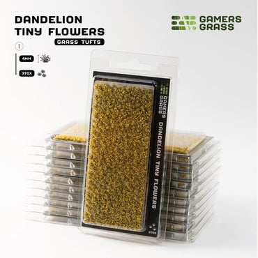 Gamers Grass: Flower Tufts - Dandelion Tiny (Wild / 4mm / x370)
