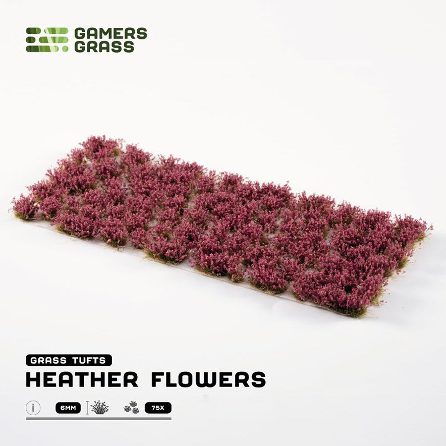 Gamers Grass: Flower Tufts - Heather (Wild / 6mm / x75)
