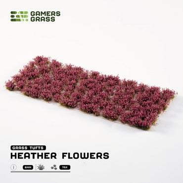 Gamers Grass: Flower Tufts - Heather (Wild / 6mm / x75)