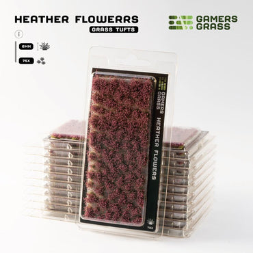 Gamers Grass: Flower Tufts - Heather (Wild / 6mm / x75)