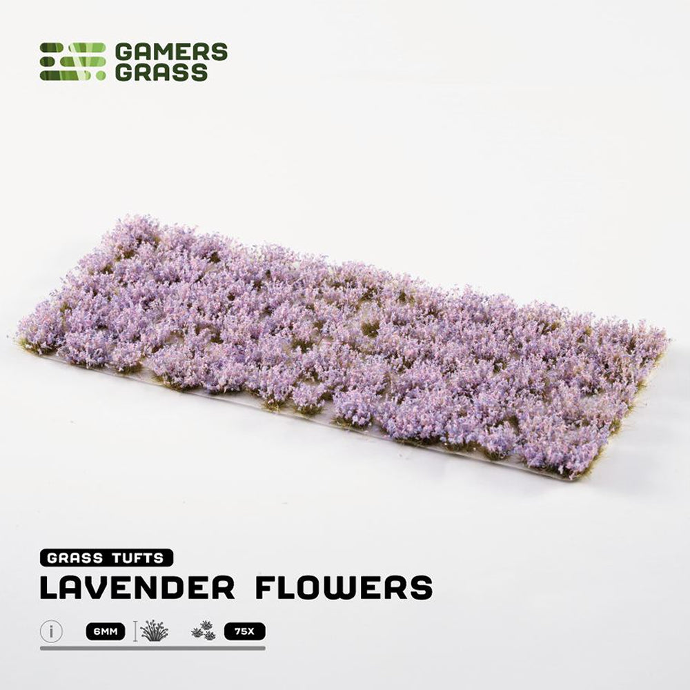 Gamers Grass: Flower Tufts - Lavender (Wild / 6mm / x75)