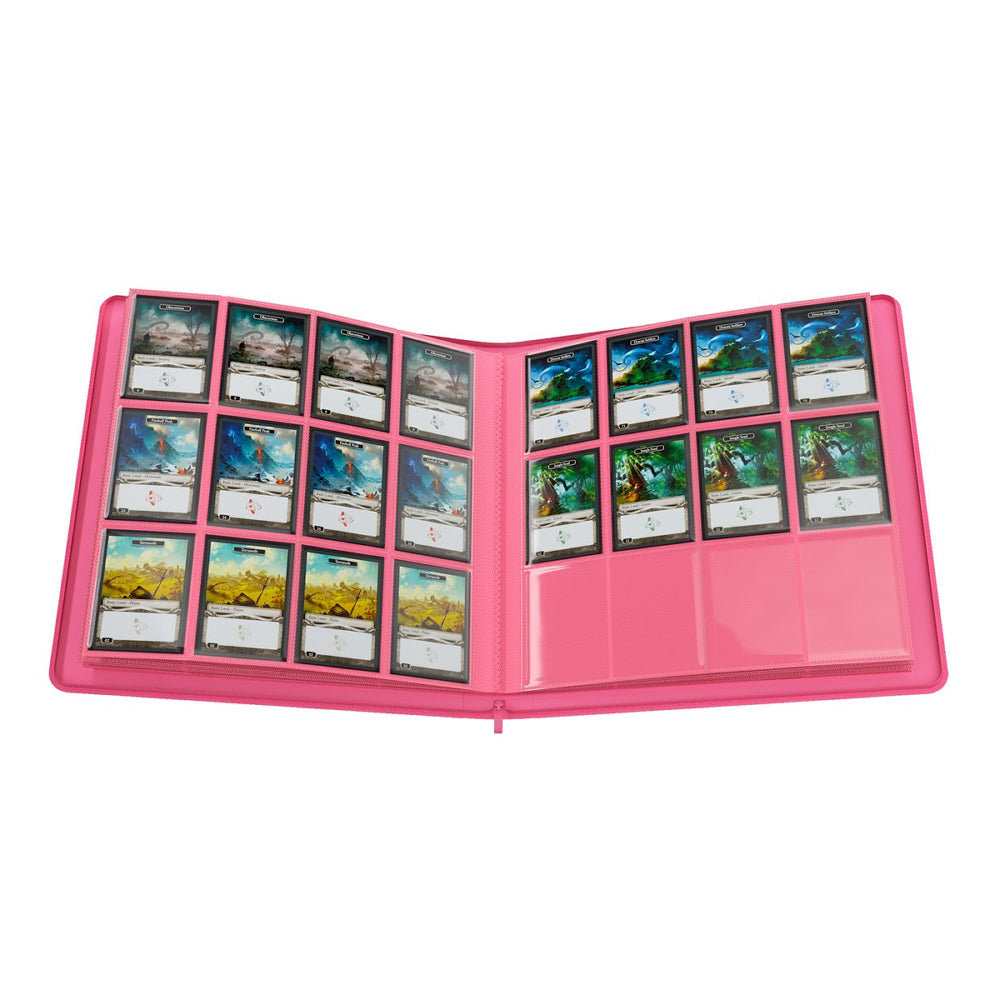 Gamegenic Zip-Up Album: Pink (12 Pocket / Holds 480)