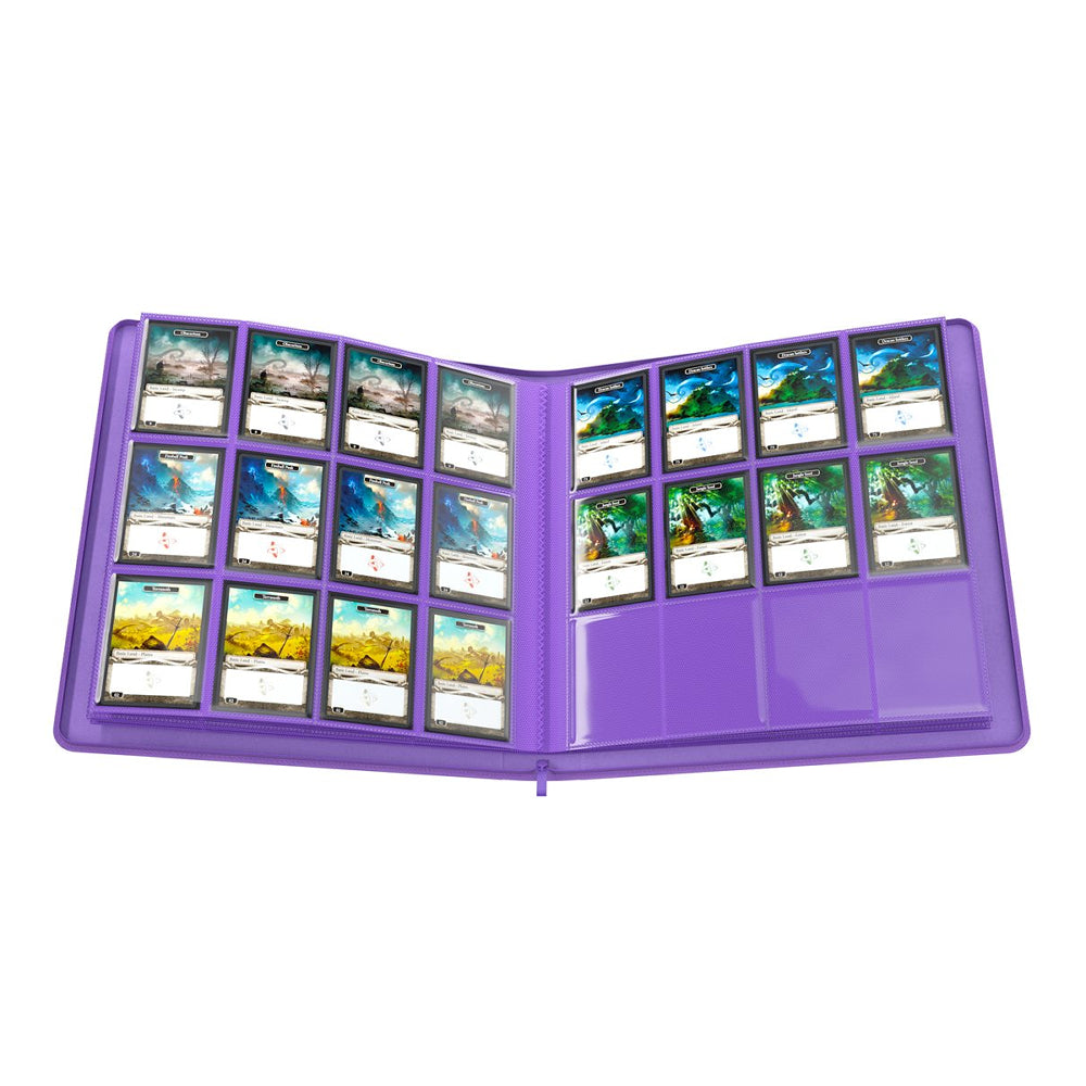 Gamegenic Zip-Up Album: Purple (12 Pocket / Holds 480)