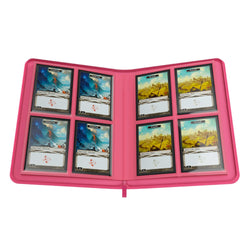 Gamegenic Zip-Up Album: Pink (4 Pocket / Holds 160)